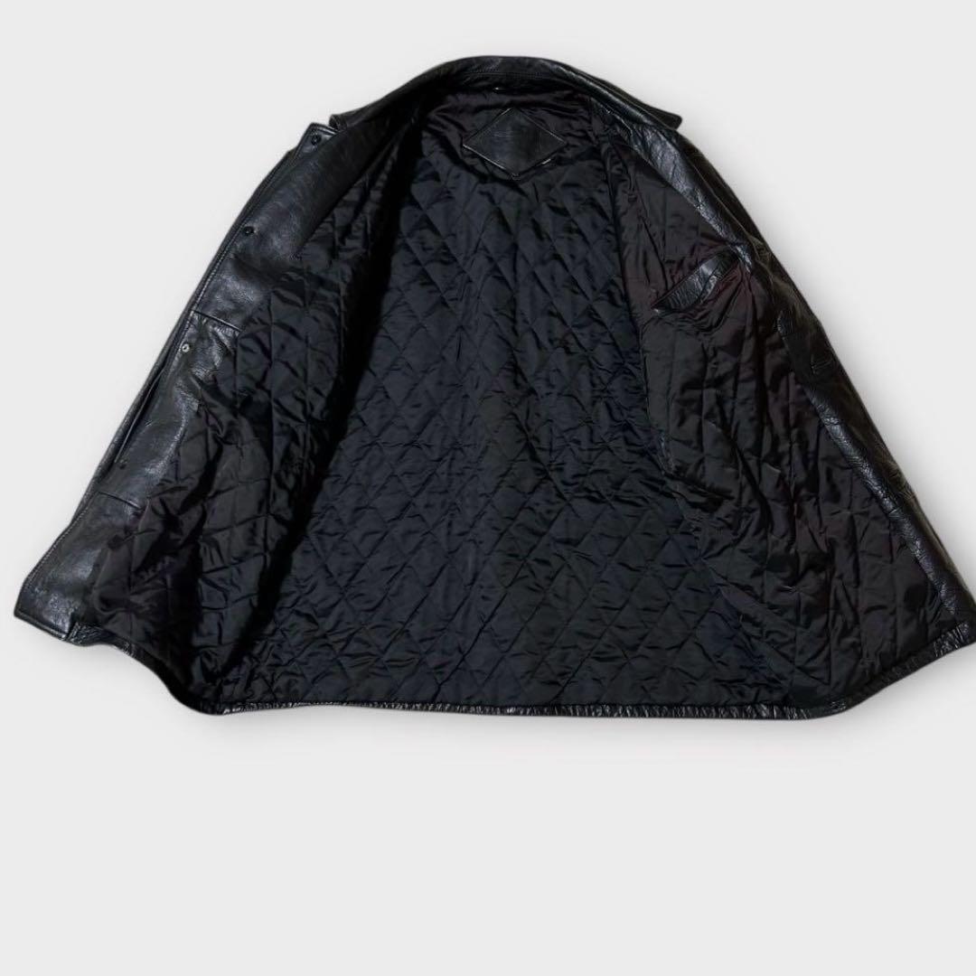 90’s vintage カーコート　(L) 本革　牛革　雰囲気抜群　常田