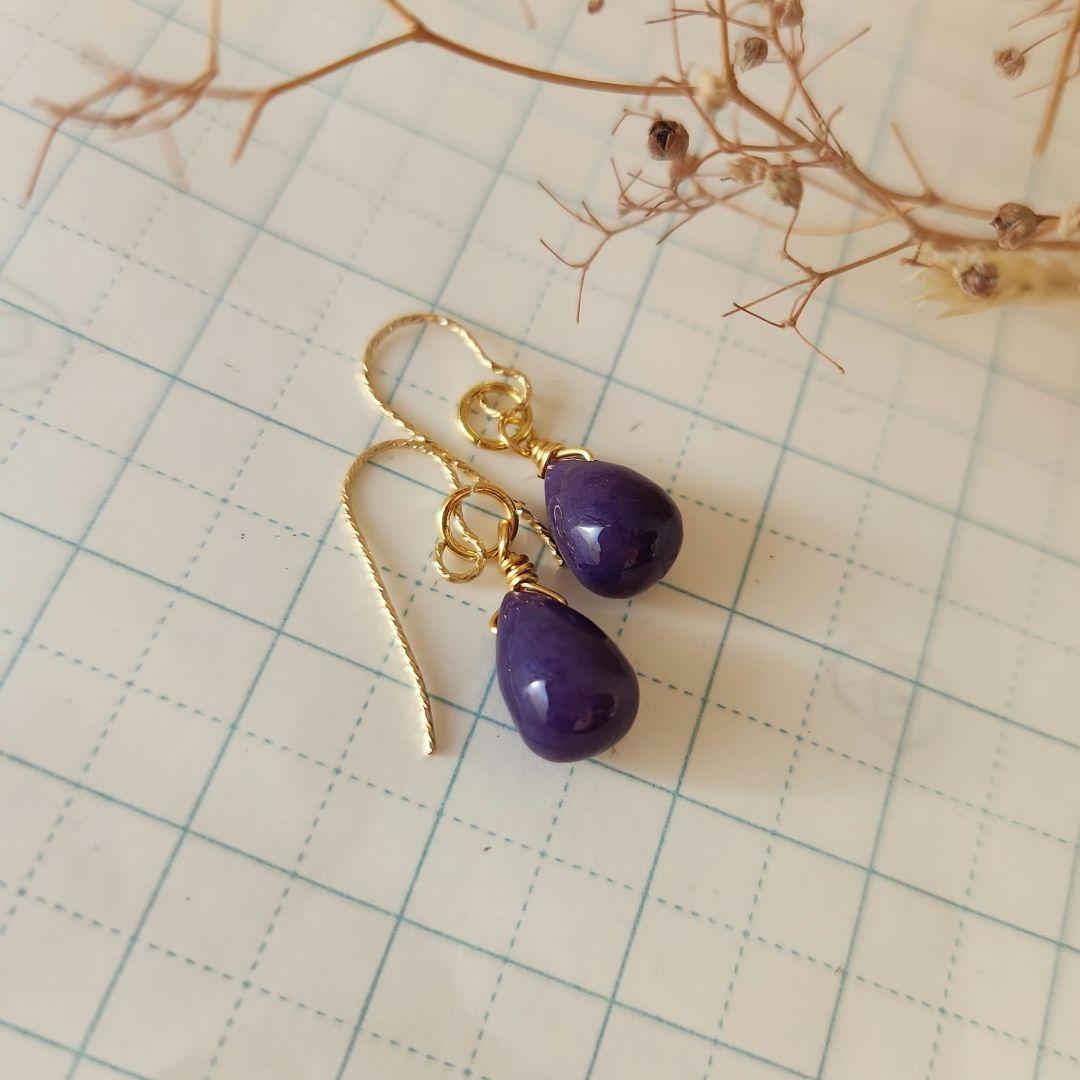 ✳️チャロ アイト１４kgfピアス