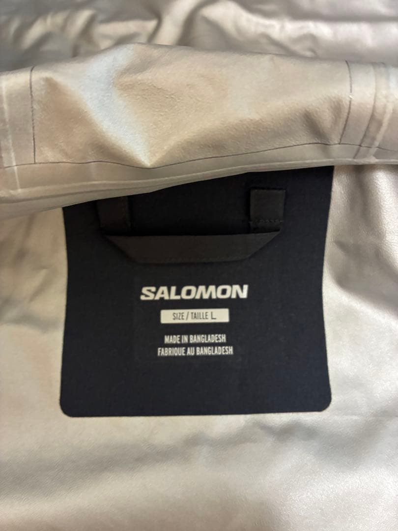 Salomon GORE-TEX ブラック マウンテンパーカー Lサイズ