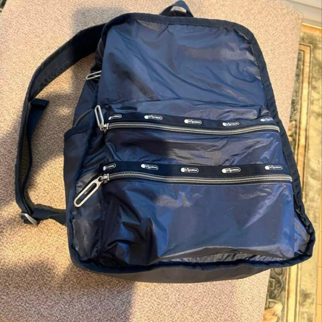 レスポートサック　エッセンシャル　バックパック　ネイビー