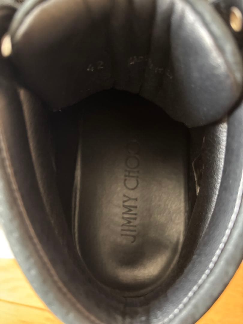 【美品】JIMMY CHOO ジミーチュウ スタッズ　スニーカー 42サイズ