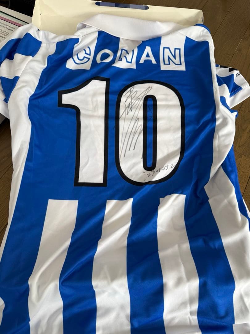 名探偵コナン　高山みなみ直筆サイン入りユニフォーム