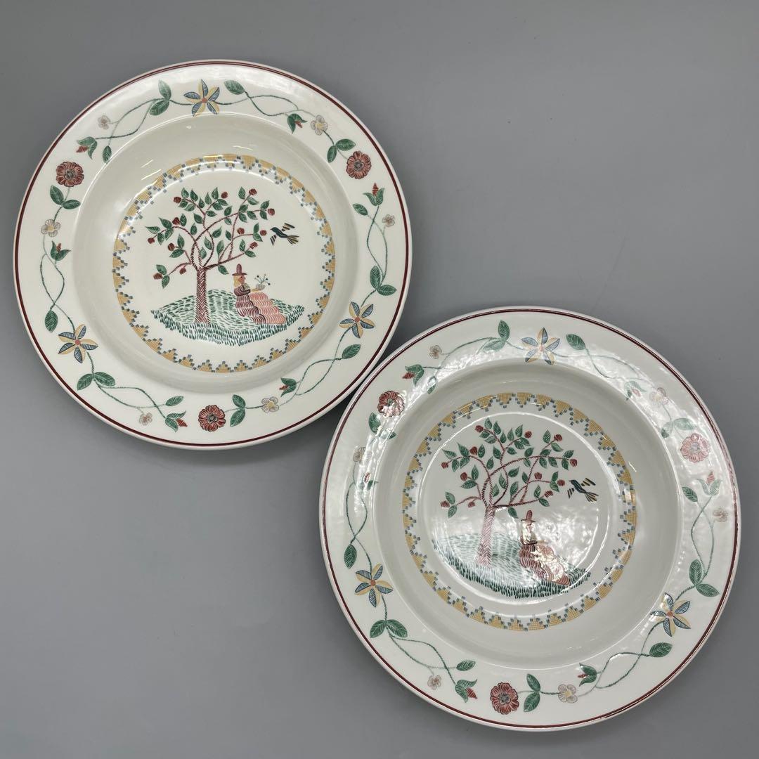 Villeroy&Bochビレロイ＆ボッホ アメリカンサンプラー スープ皿5枚