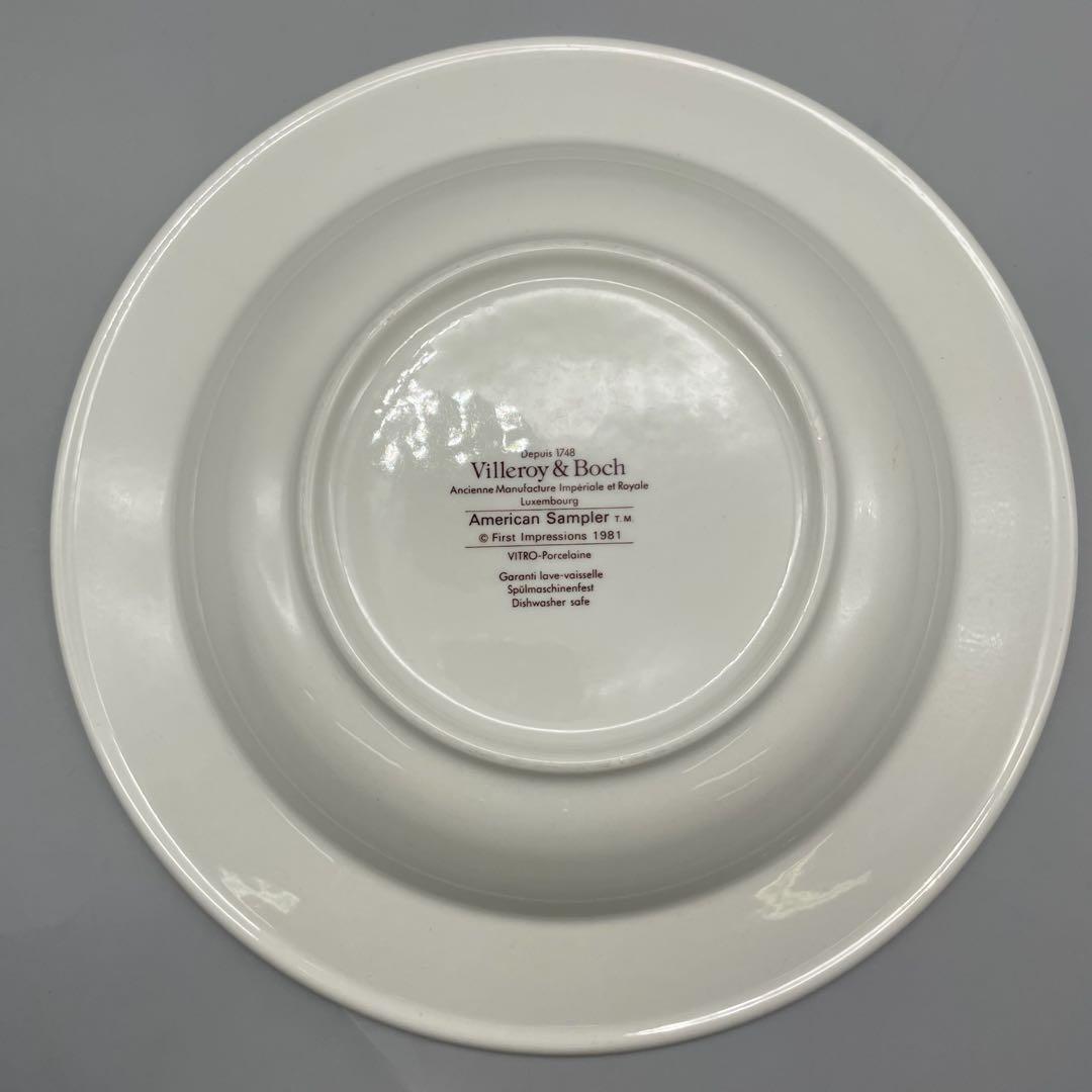Villeroy&Bochビレロイ＆ボッホ アメリカンサンプラー スープ皿5枚