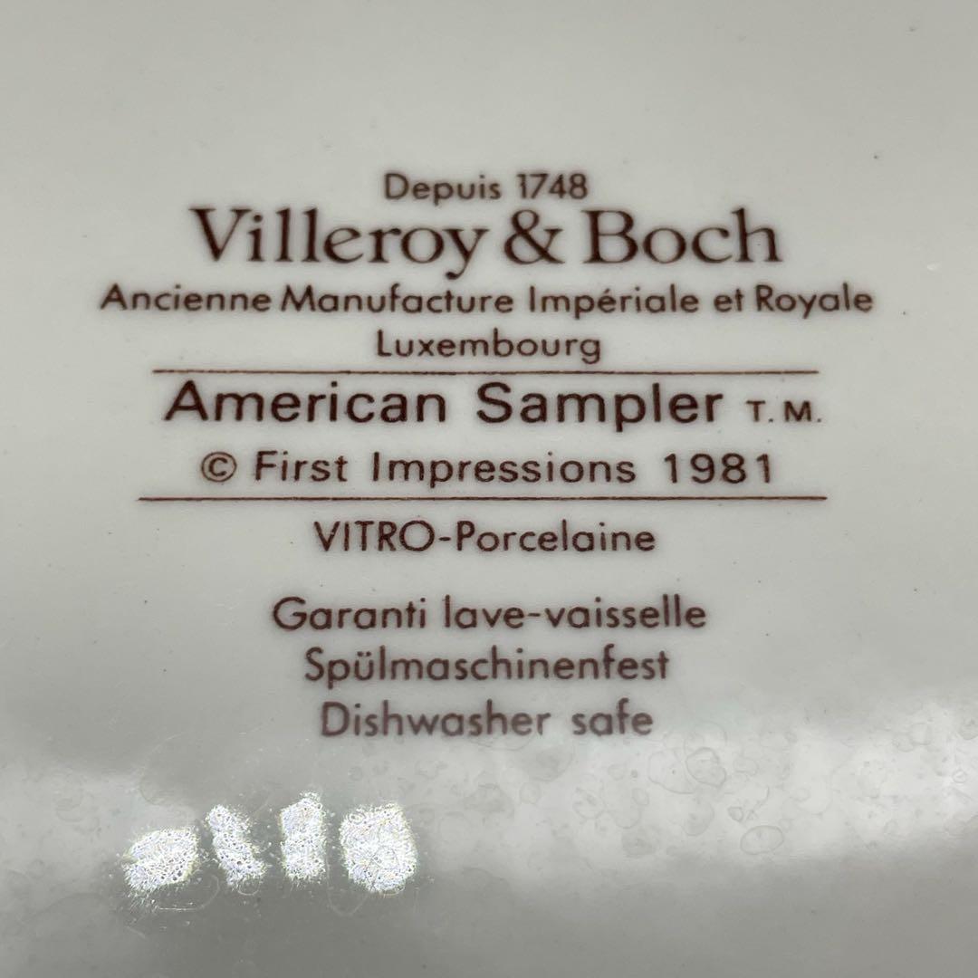 Villeroy&Bochビレロイ＆ボッホ アメリカンサンプラー スープ皿5枚