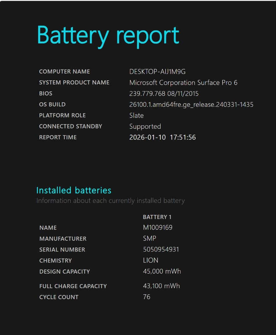 Microsoft Surface Pro6 本体 + キーボード + カバー