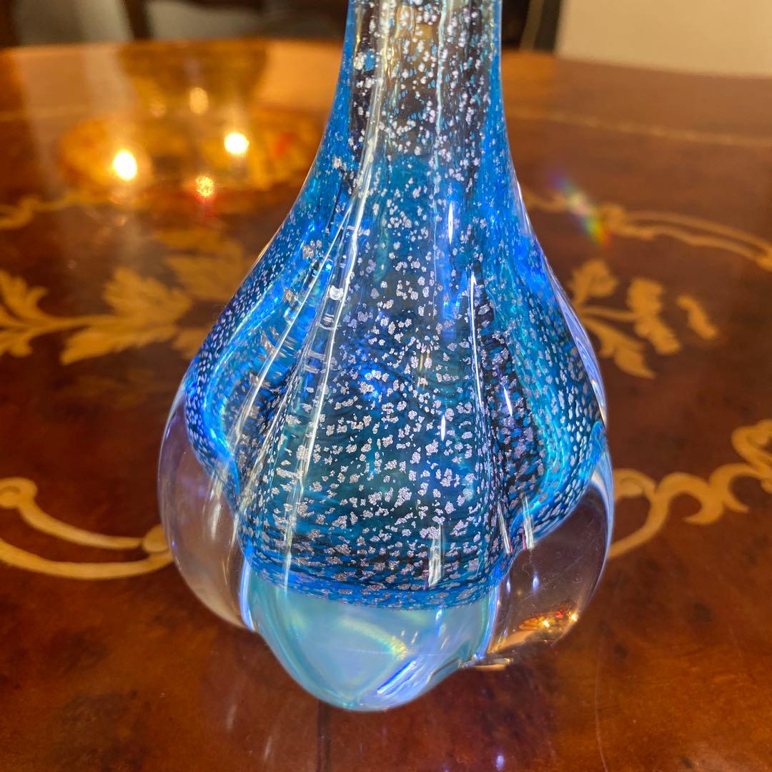 バカラ　４点おまとめ黒木国昭　綾ガラス 一輪挿し　うす　銘々皿　レリーフ皿