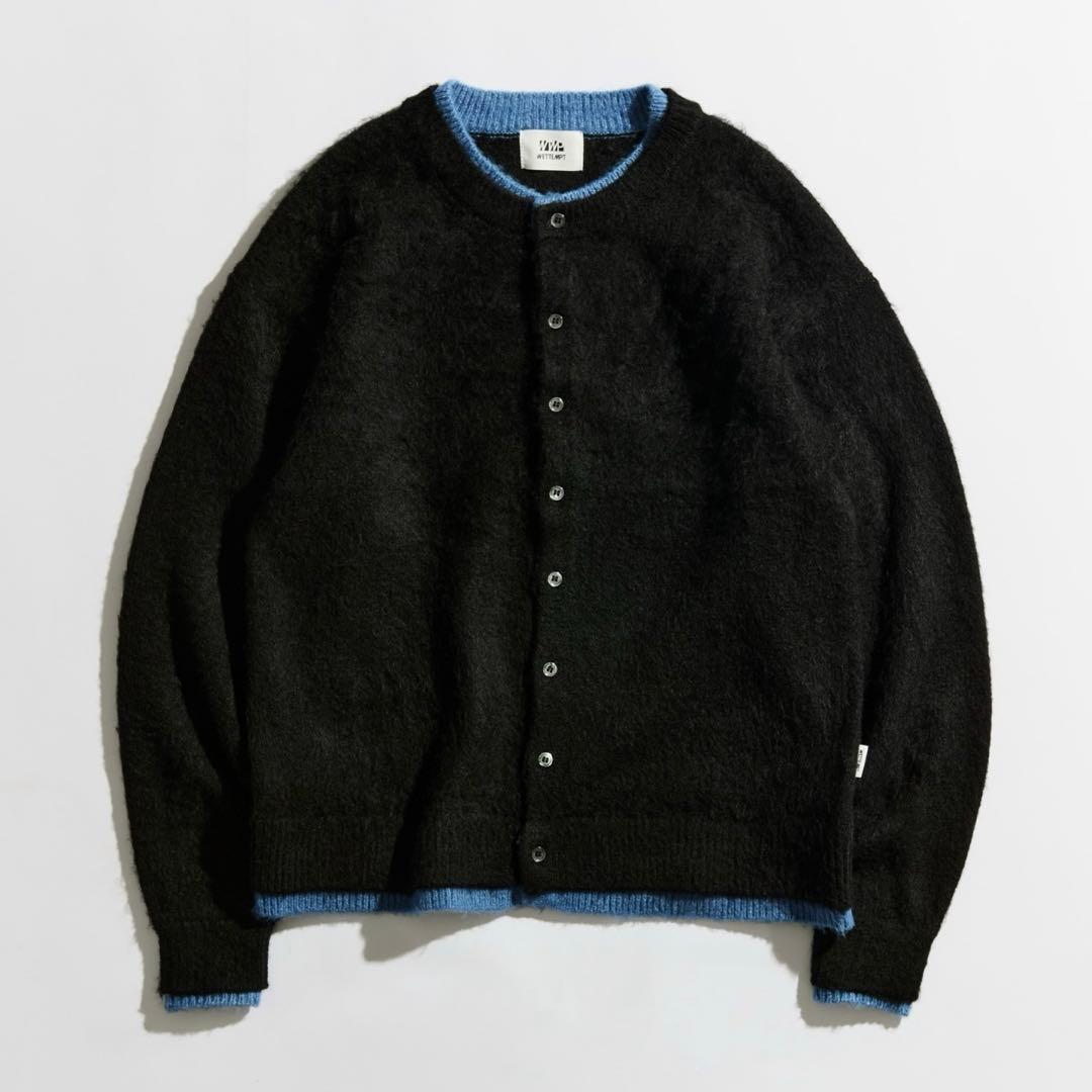 WETTEMPT クルーネックブラッシュドレイヤードカーディガン