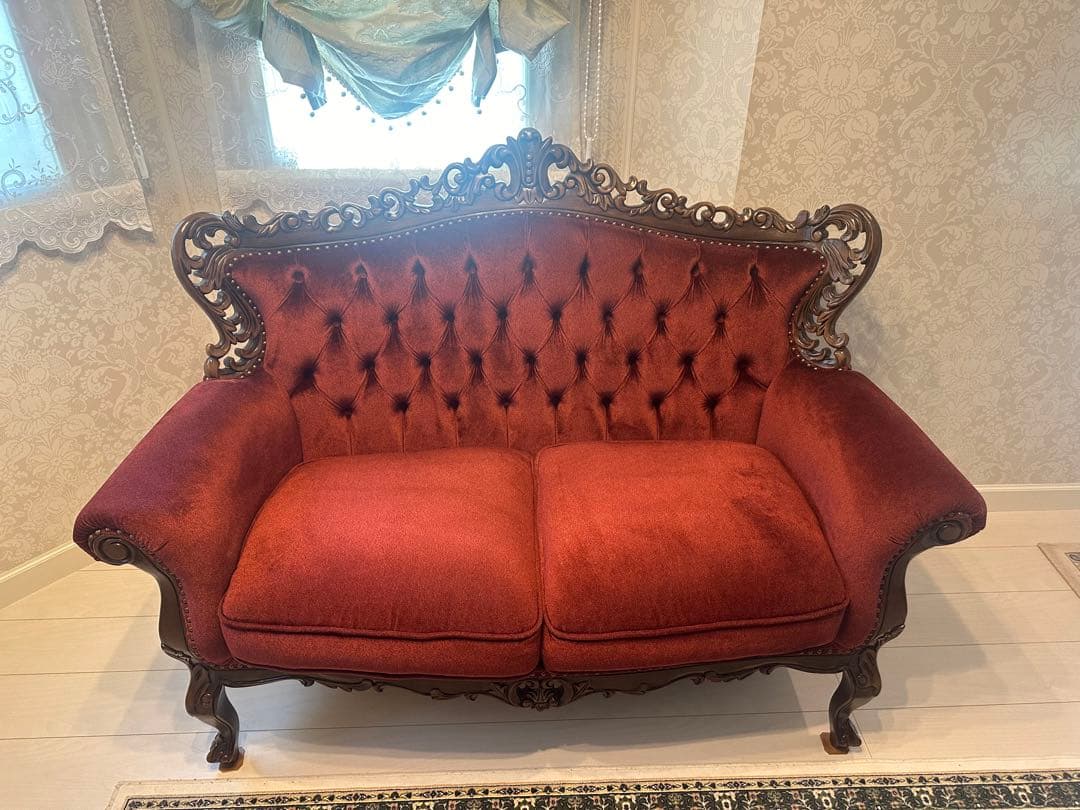 vivi &coco アンティーク ソファー 2人掛け 美品