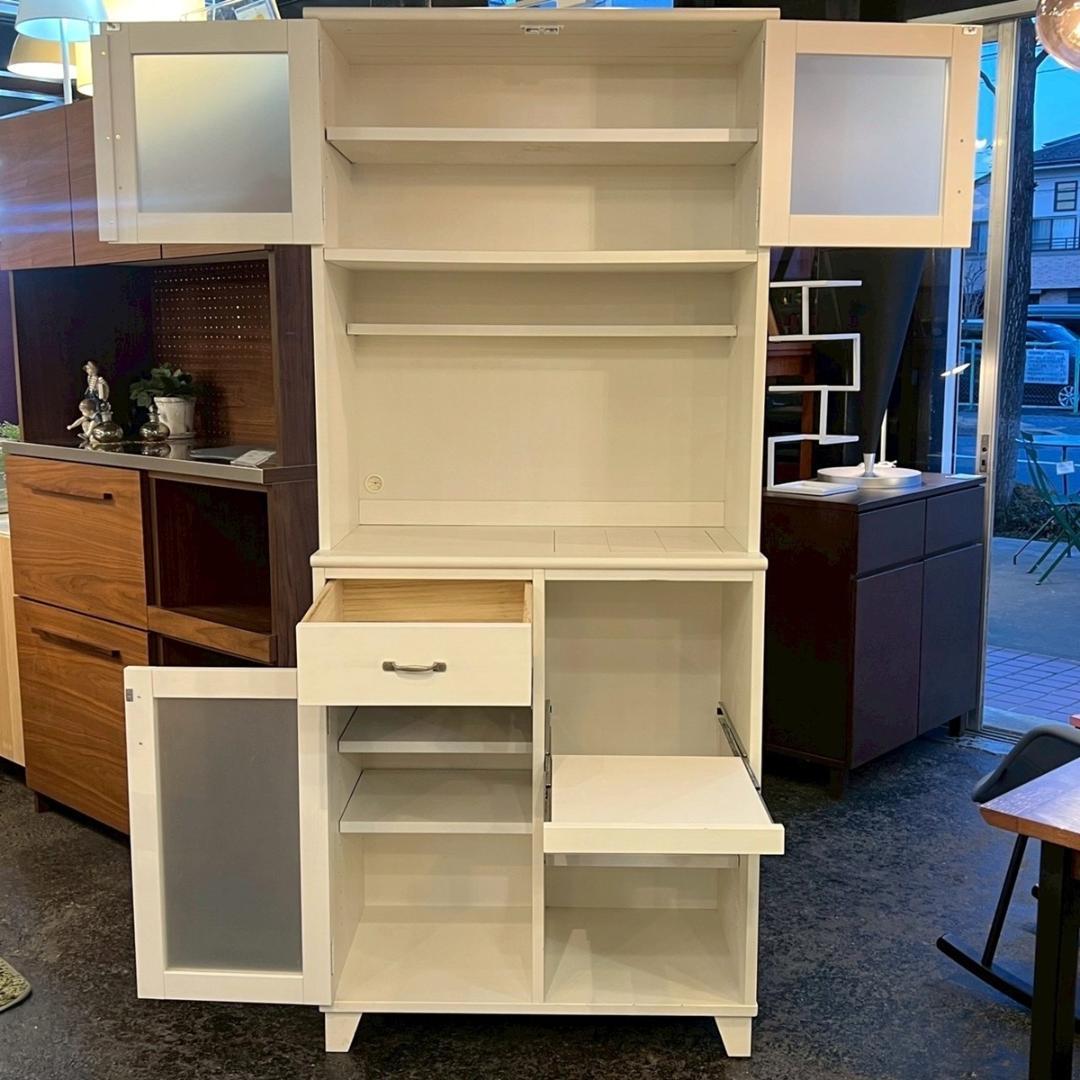 Momo Natural モモナチュラル ランド 食器棚 キッチンボード 北欧風