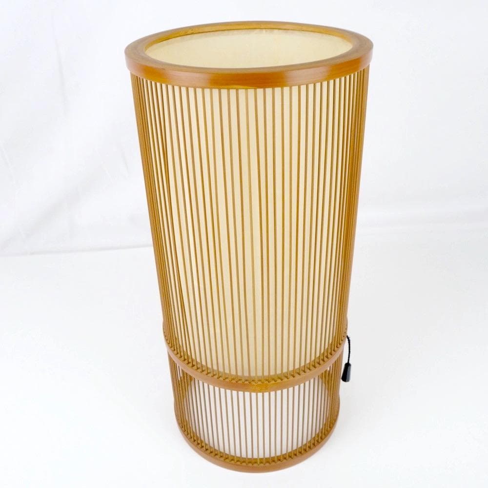 みやび行燈 駿河竹千筋細工 アンティーク 美品 フロアライト ランプ モダン