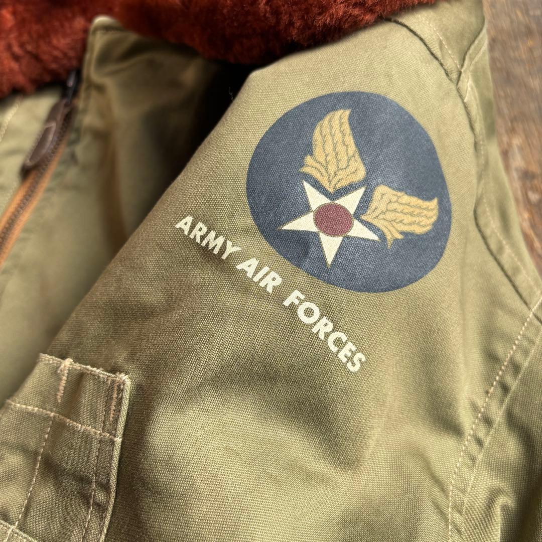 【希少M品番／良品バズリクソンズ】 B-15Aミリタリーフライトジャケット 36