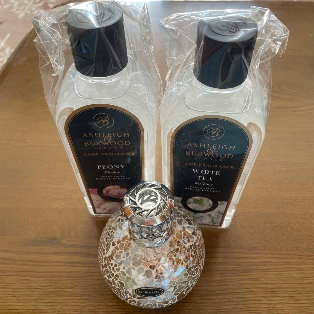 ASHLEIGH BURWOOD ランプとフレグランスオイル2本セット