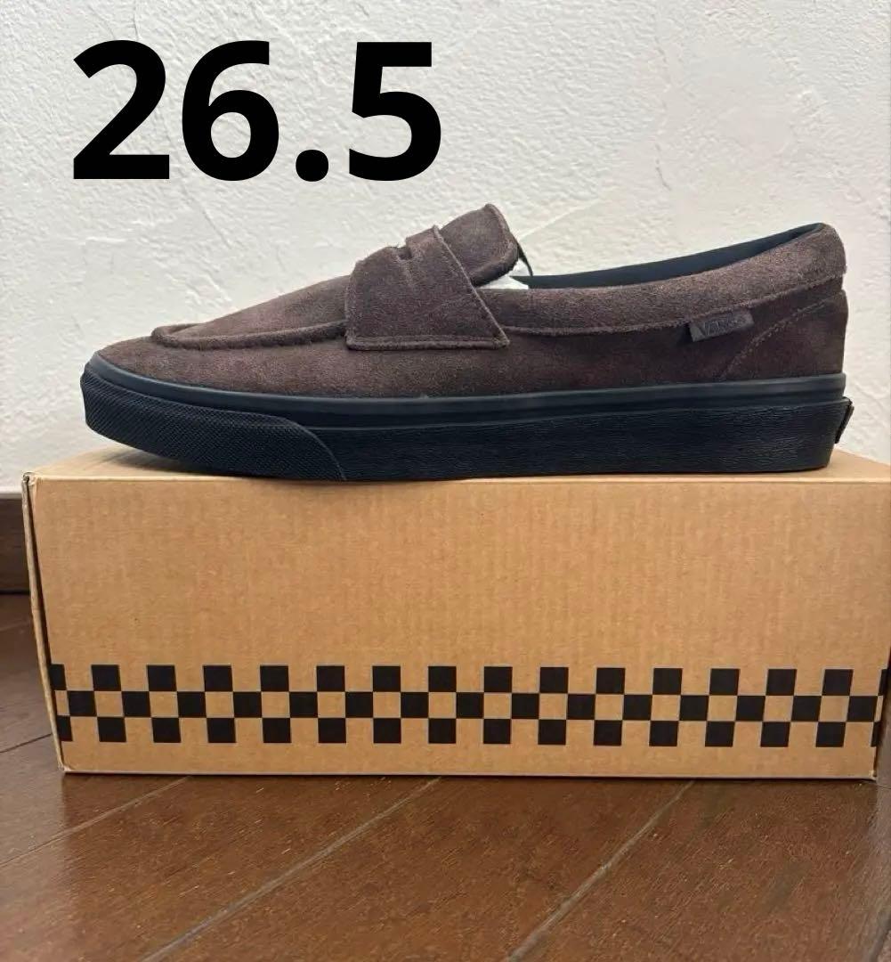 vans スエードローファー　ブラウン　26.5