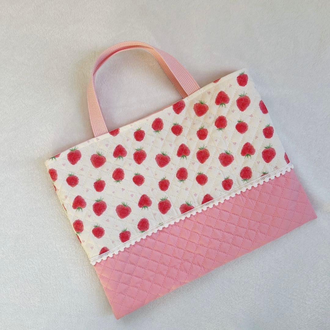 【YuA様オーダー】いちごミルク♡ピンク 入園入学9点セット 女の子