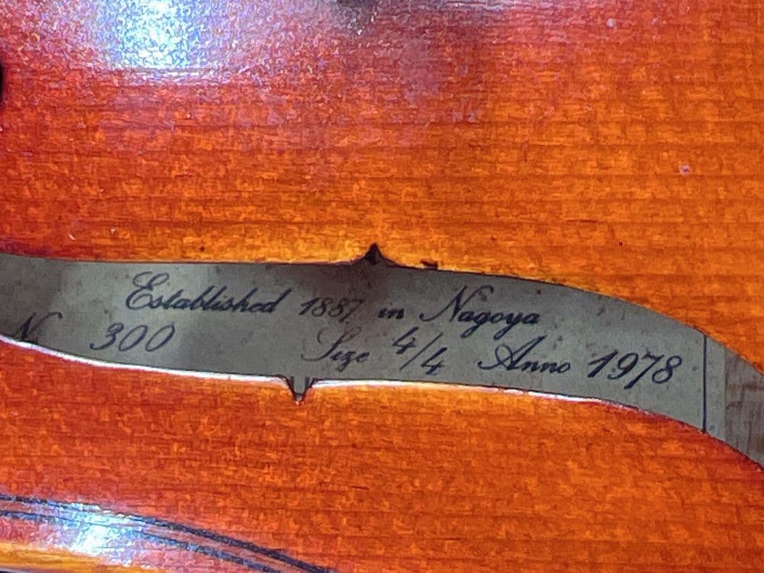 SUZUKI バイオリン No.300 4/4 1978年製