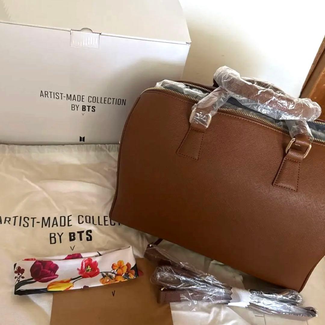新品未使用 BTS アーティストメイド ボストンバッグ テテ ミュートボストン