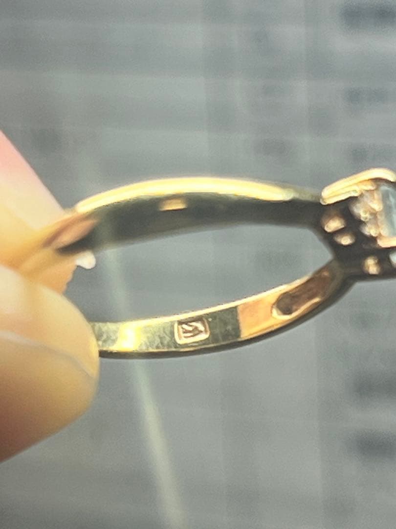 18金 リング 14～15号