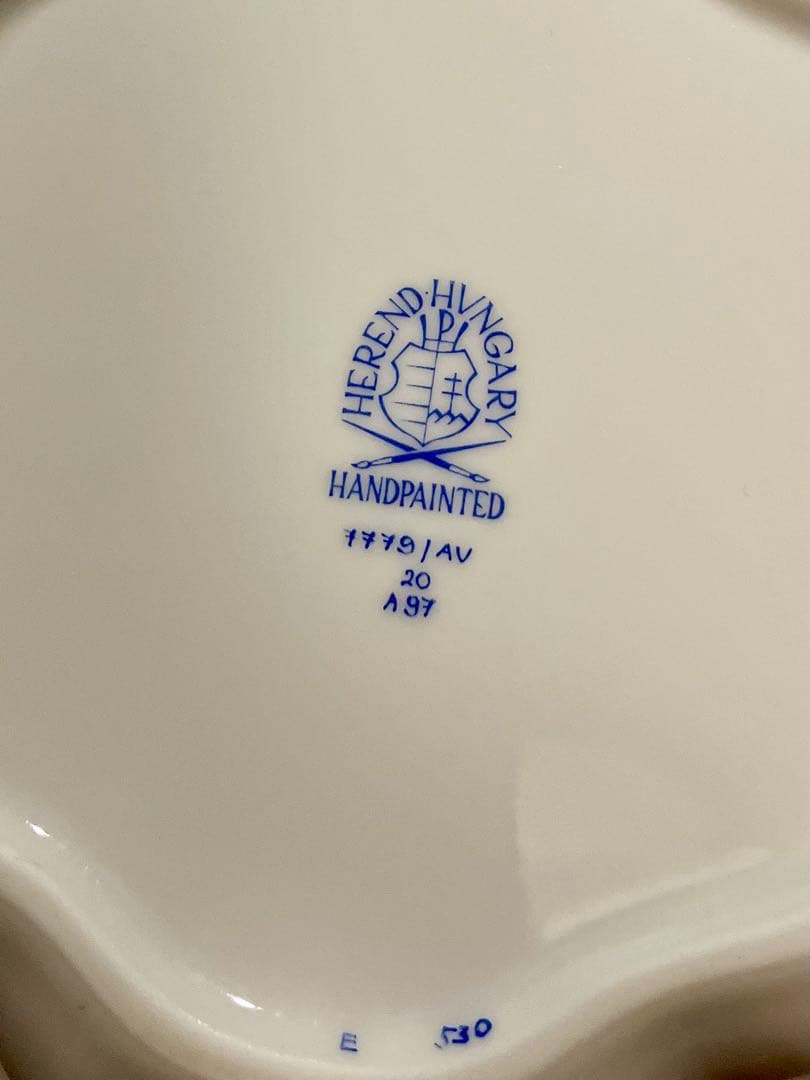 ヘレンド　herend アポニーグリーン　クッキーディッシュ　ハンガリー