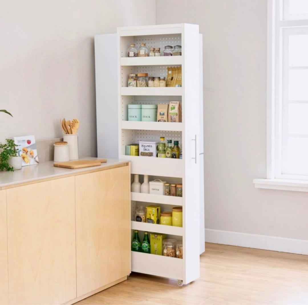 ◼️本日23時59分まで限定◼️白井 隙間収納ストッカー タントキーパー　ホワイト