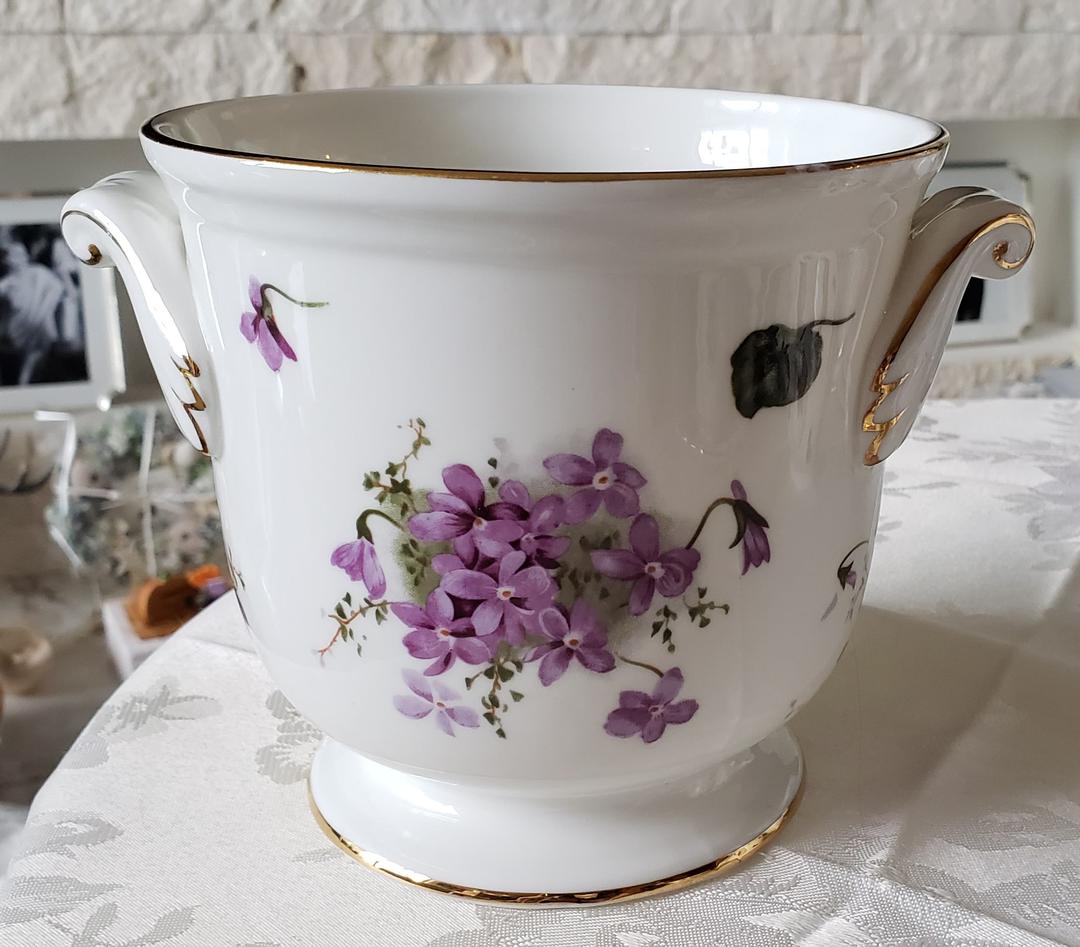 ハマースレイ バイオレット プランターカバー シャンパンクーラー 鉢