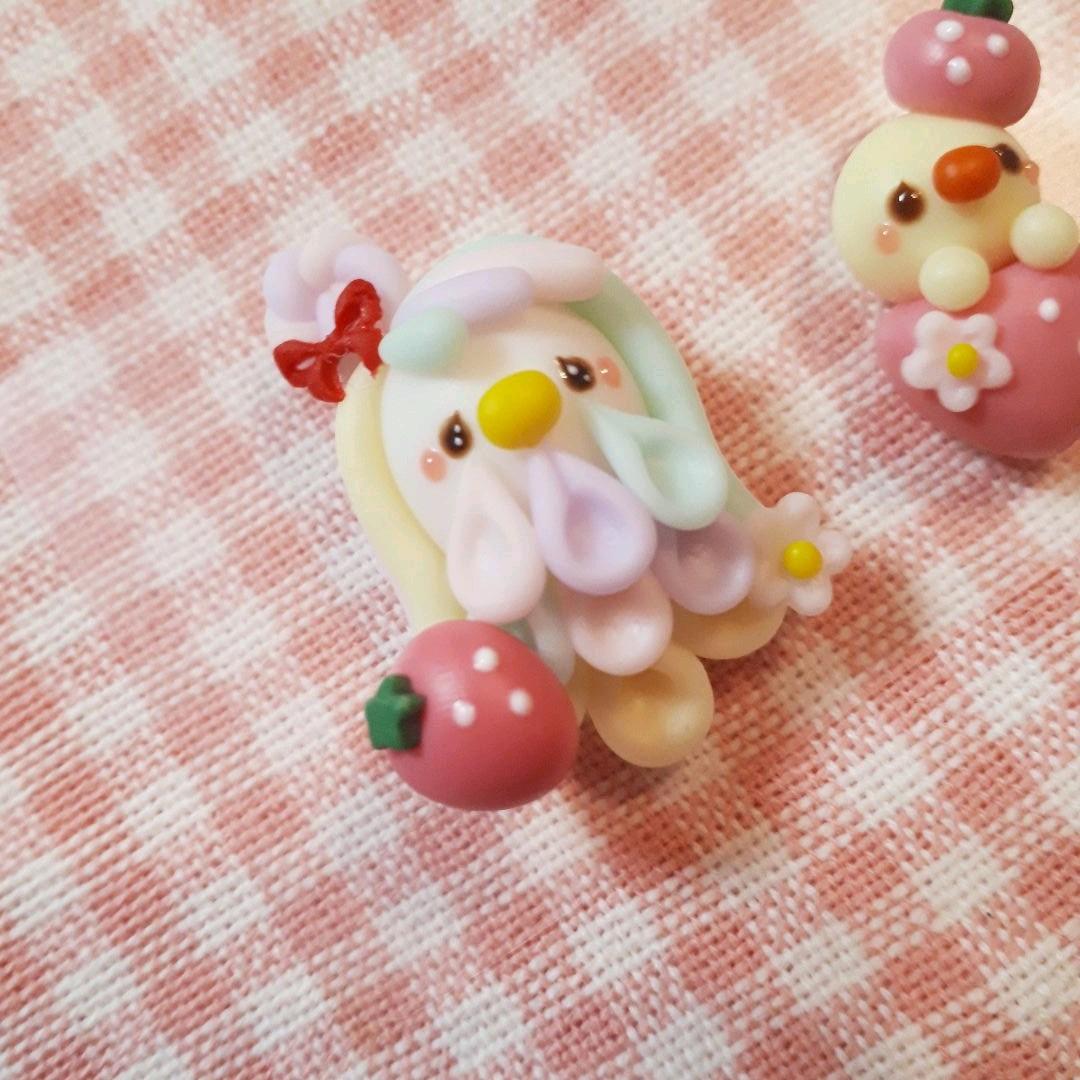 苺モチーフ♡アマビエちゃん