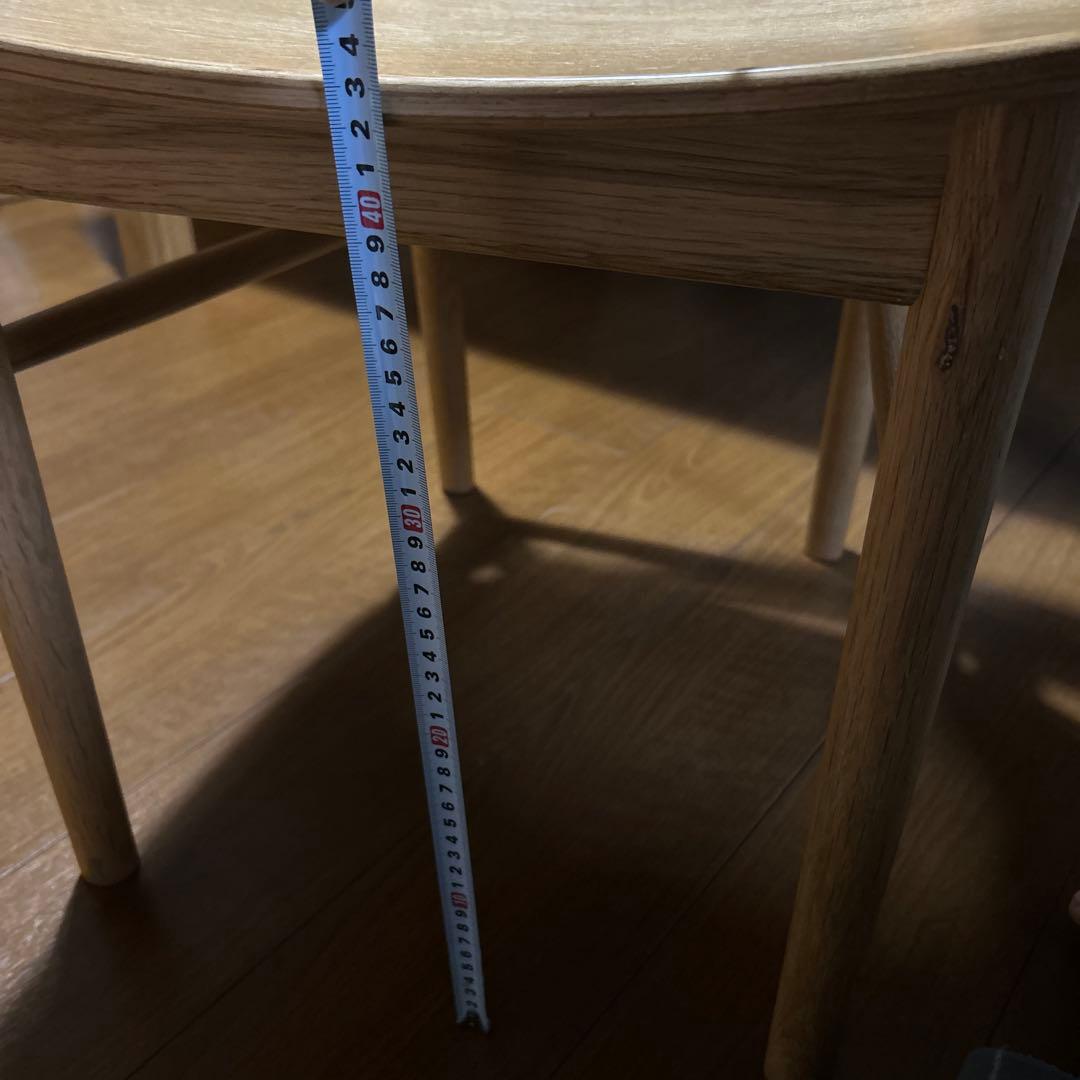 無印良品 ラウンドチェア　オーク材 ダイニングチェア　1脚