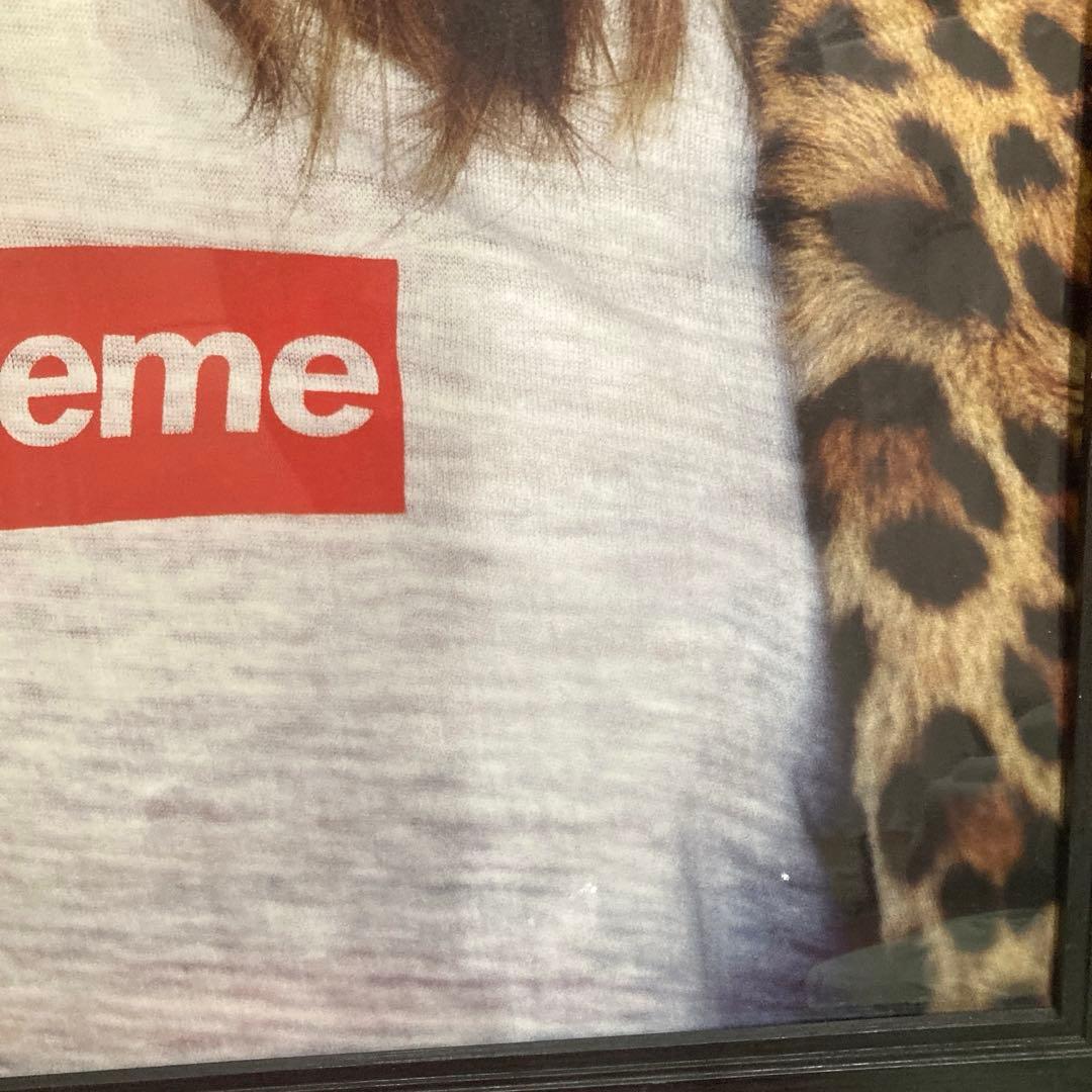 Supreme×ケイトモス コラボ ポスター シュプリーム 額縁