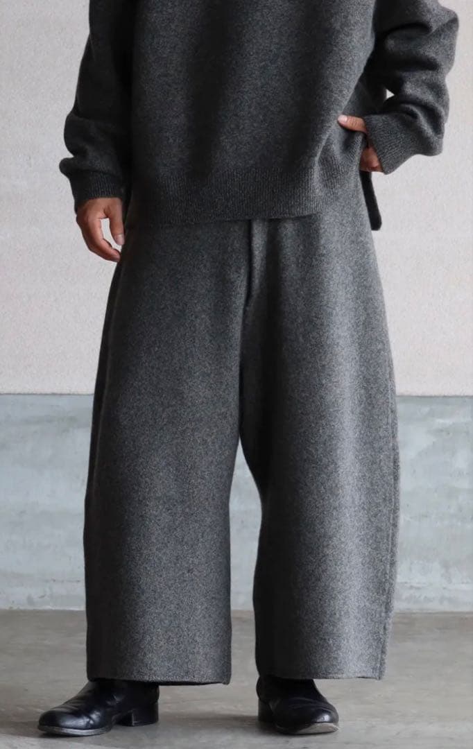 【極美品】nonnotte ノノット Knit Pants Extra Wide