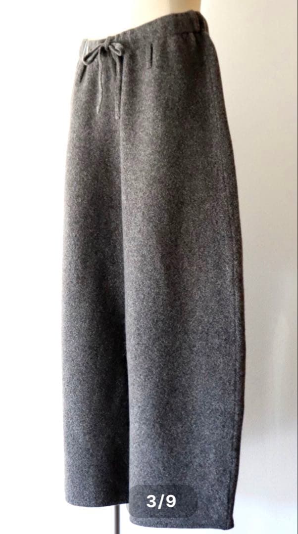 【極美品】nonnotte ノノット Knit Pants Extra Wide