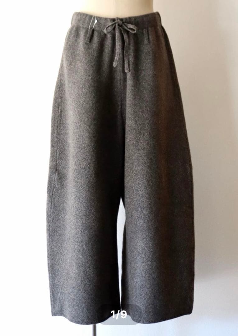 【極美品】nonnotte ノノット Knit Pants Extra Wide