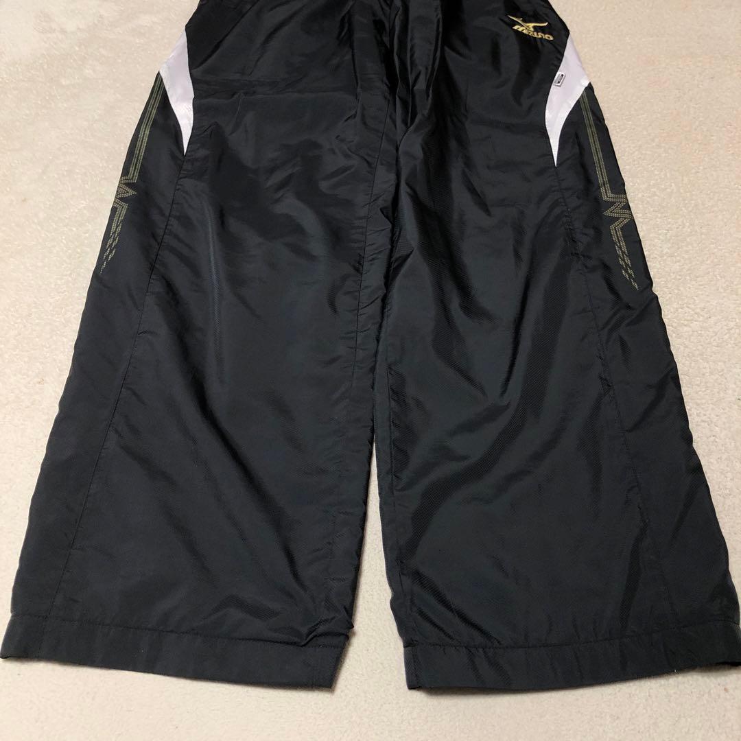 良品　MIZUNO ミズノ　ブレスサーモ　ウインドブレーカー上下　ブラック　M