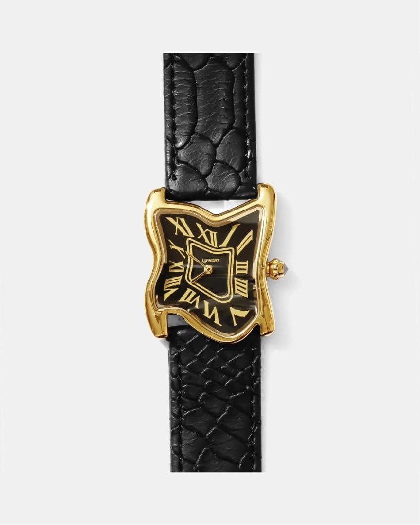 時計 LAPHONT Square Melting Watch Large Gold