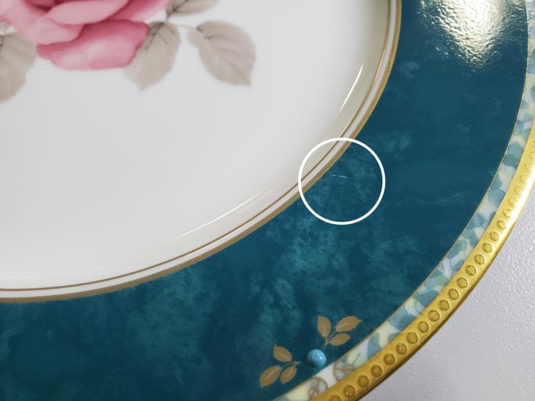 NARUMI CARESS 21cmデザート皿 ３枚セット ナルミ カレス