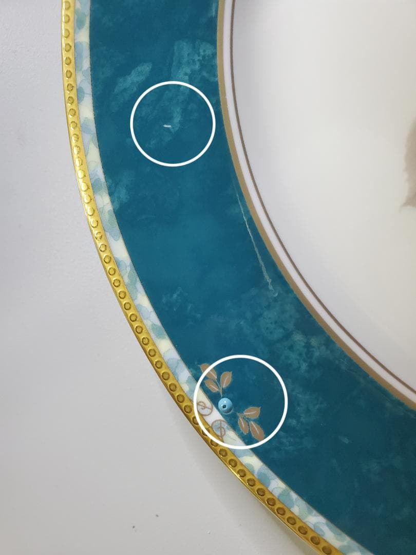 NARUMI CARESS 21cmデザート皿 ３枚セット ナルミ カレス