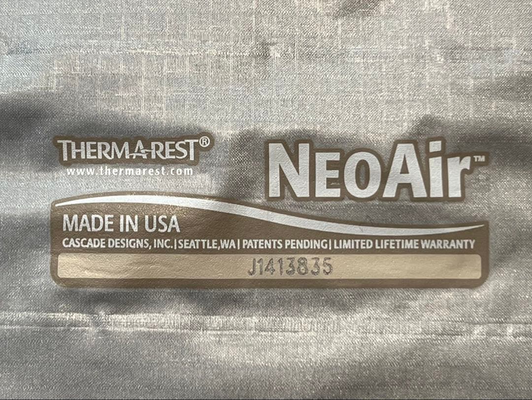 THERMAREST Neo Air サーマレストスリーピングマット