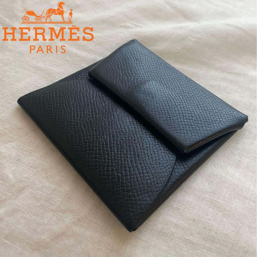 HERMES エルメス　バスティア　ヴォーエプソン　ブラック