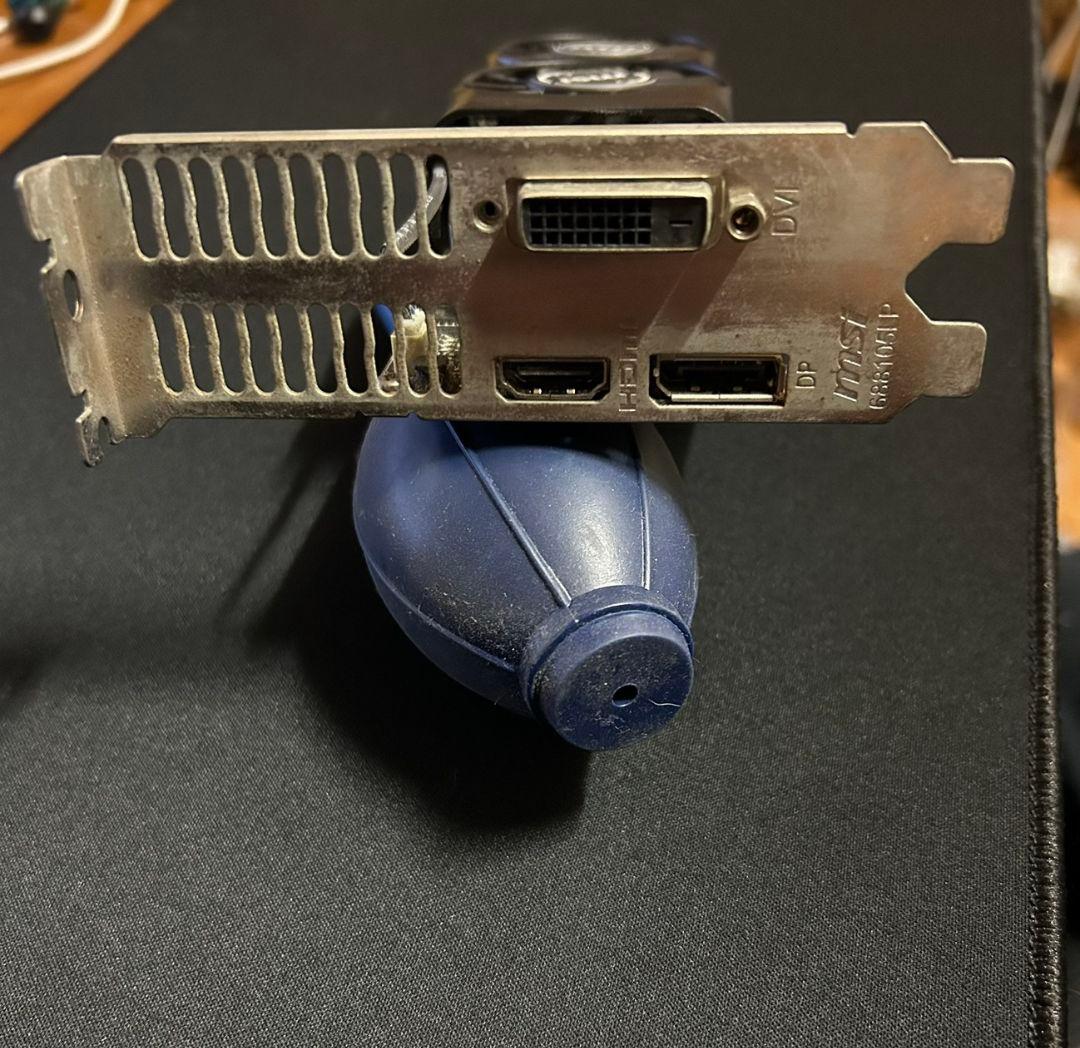 MSI GTX1050 Ti 4GB LP ロープロ 動作品 簡易清掃済み