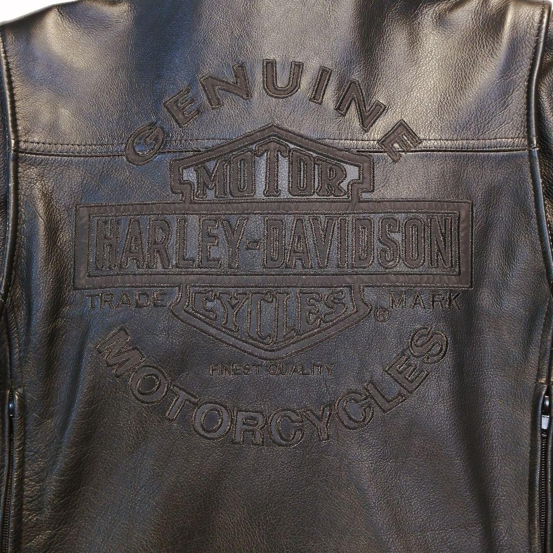 【激レア】ハーレーダビッドソン 本革 レザーライダースジャケット サイズL