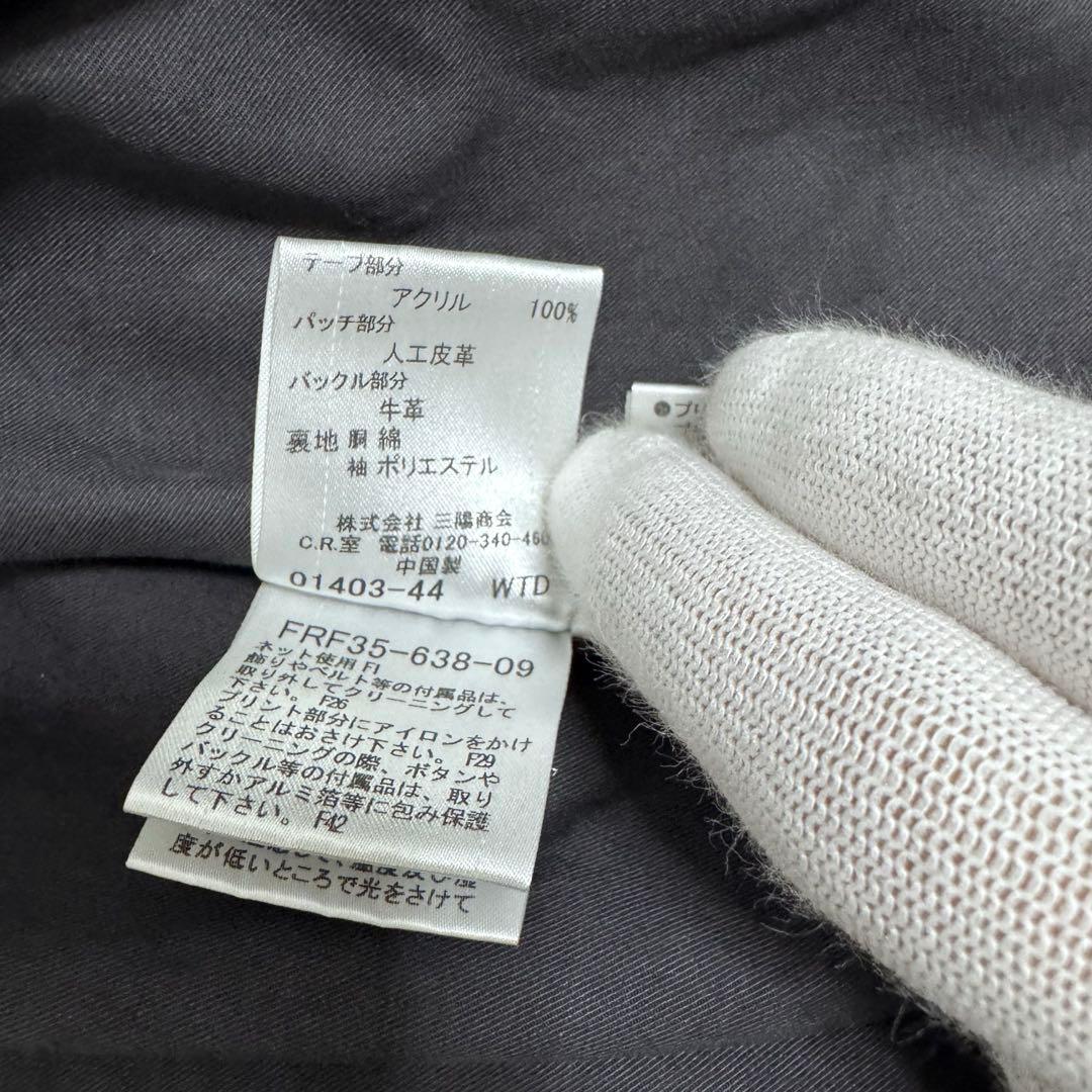 【極美品✴︎】バーバリーブルーレーベル ナポレオンコート ボア グレー Mサイズ