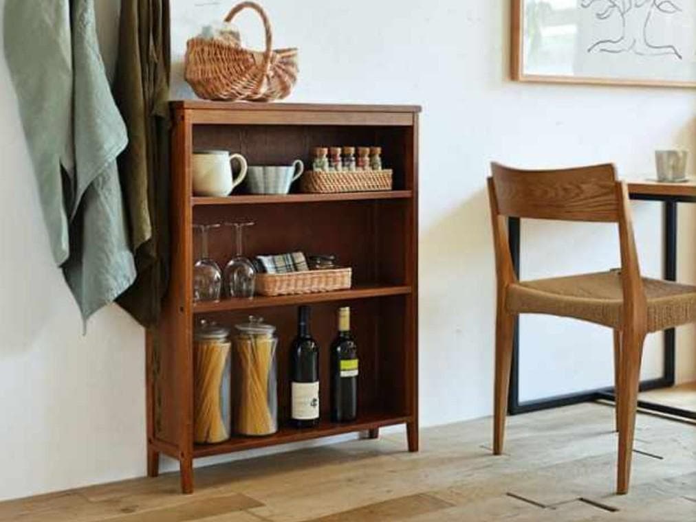 ICB BS WD 収納ラック　ブラウン　シェルフ　70㎝