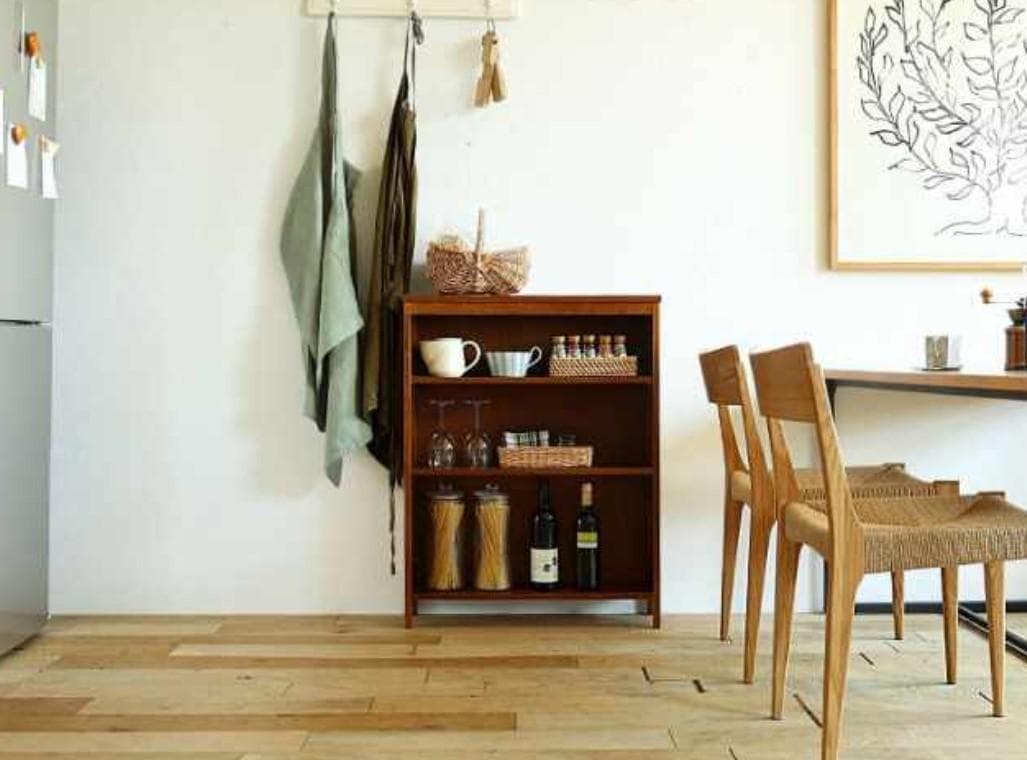 ICB BS WD 収納ラック　ブラウン　シェルフ　70㎝