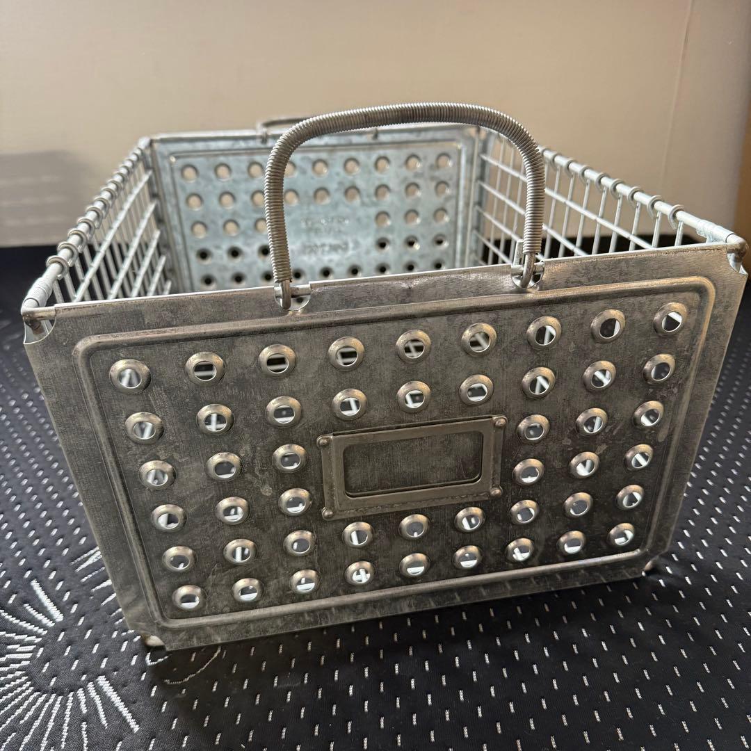 廃盤 ダルトン DULTON ワイヤーバスケット GALVANIZED ①