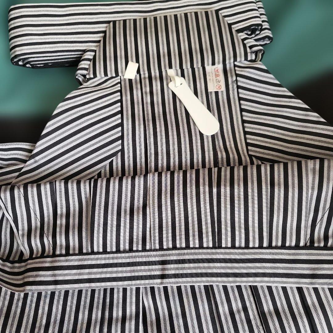 日本製　5歳　七五三用 セット　青緑色の着物