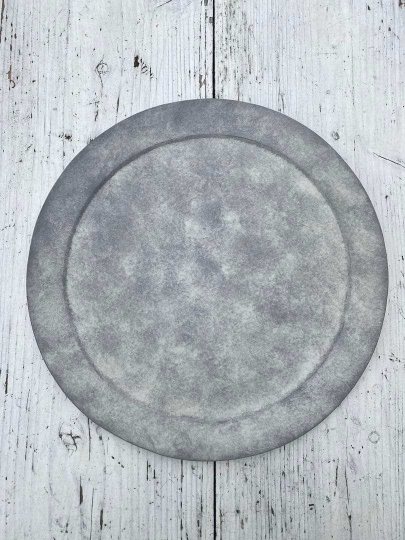 【新品未使用】吉田次朗 大皿 リムプレート 稀少9寸皿