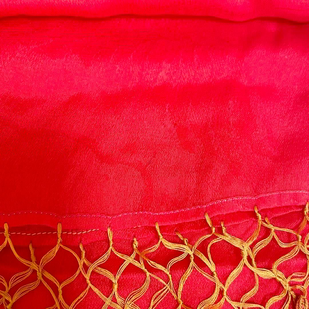 【いそろく様ご希望品】着物　七五三　7歳　女の子　13点　フルセット　深赤