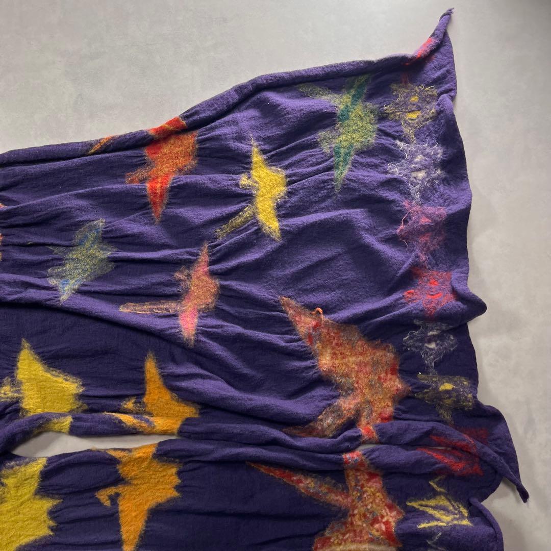 KAPITAL 折鶴 縮絨 マフラー スヌード ストール キャピタル