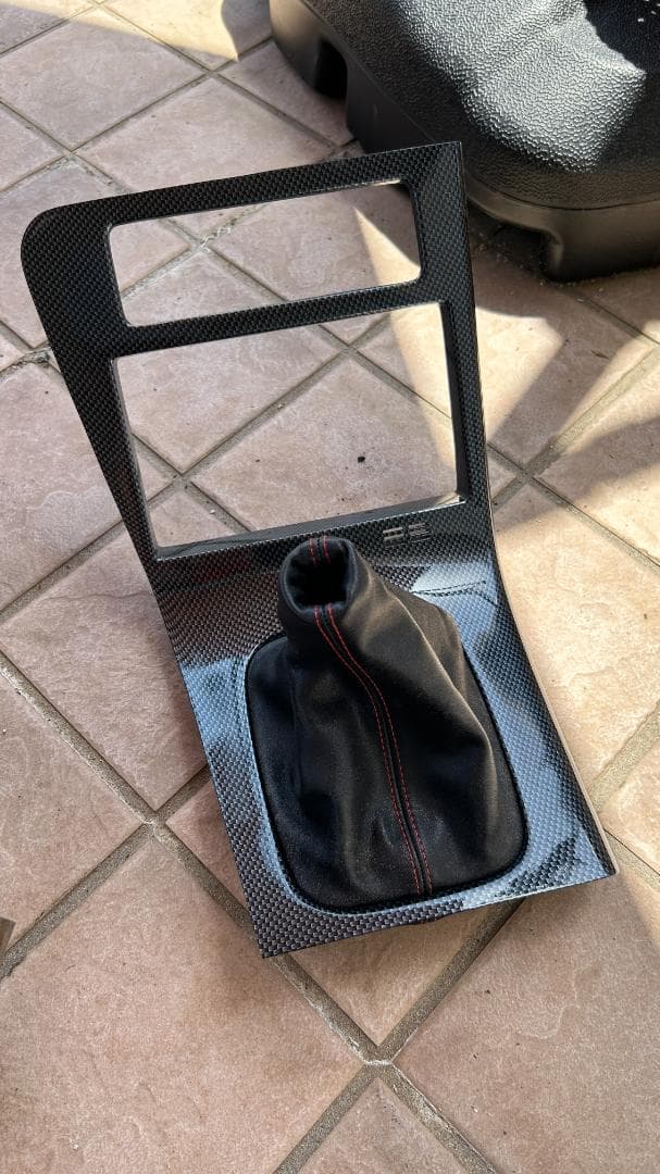 送料込　ニッサン シルビア S13 180SX カーボン風塗装 センター パネル