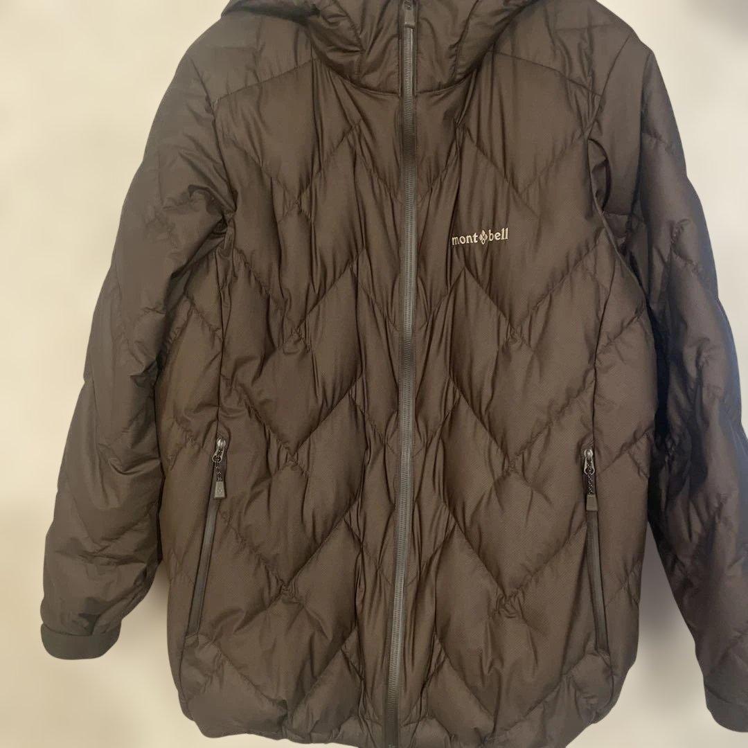 mont-bell ブラウン ダウンジャケット L-R