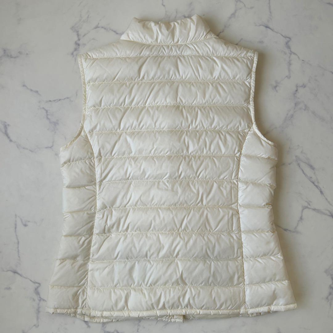 モンクレール 2021年モデル リアーネ ダウンベスト ワッペン ホワイト